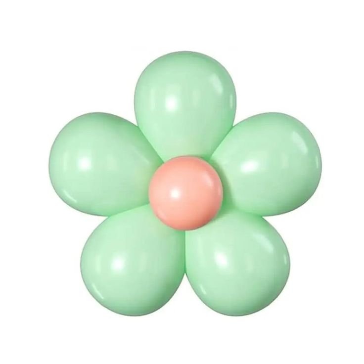 5-inch Macaron Pastel Daisy Latex Balloon Kit_ Add…