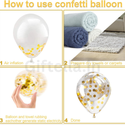 use confetti Balloons