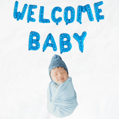 welcome baby blue